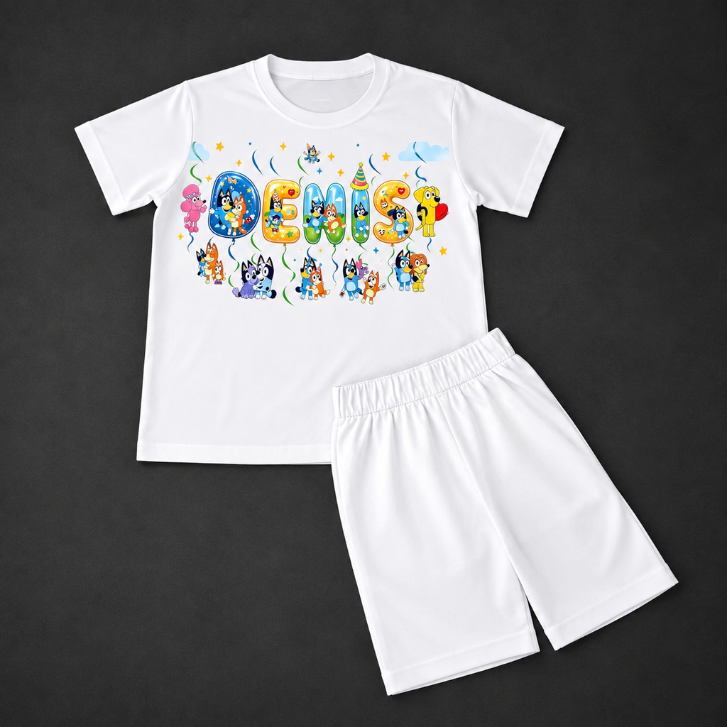 White T-Shirt Set