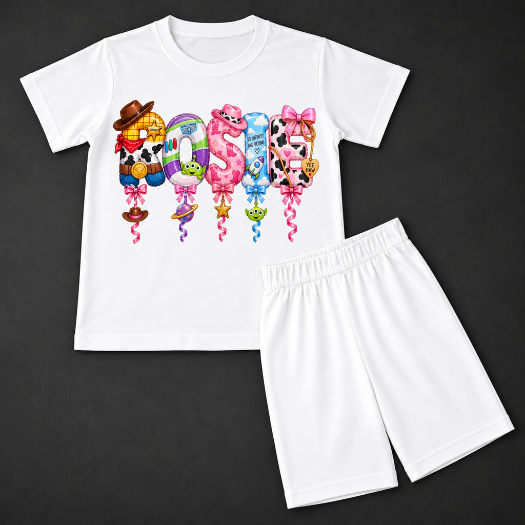 White T-Shirt Set