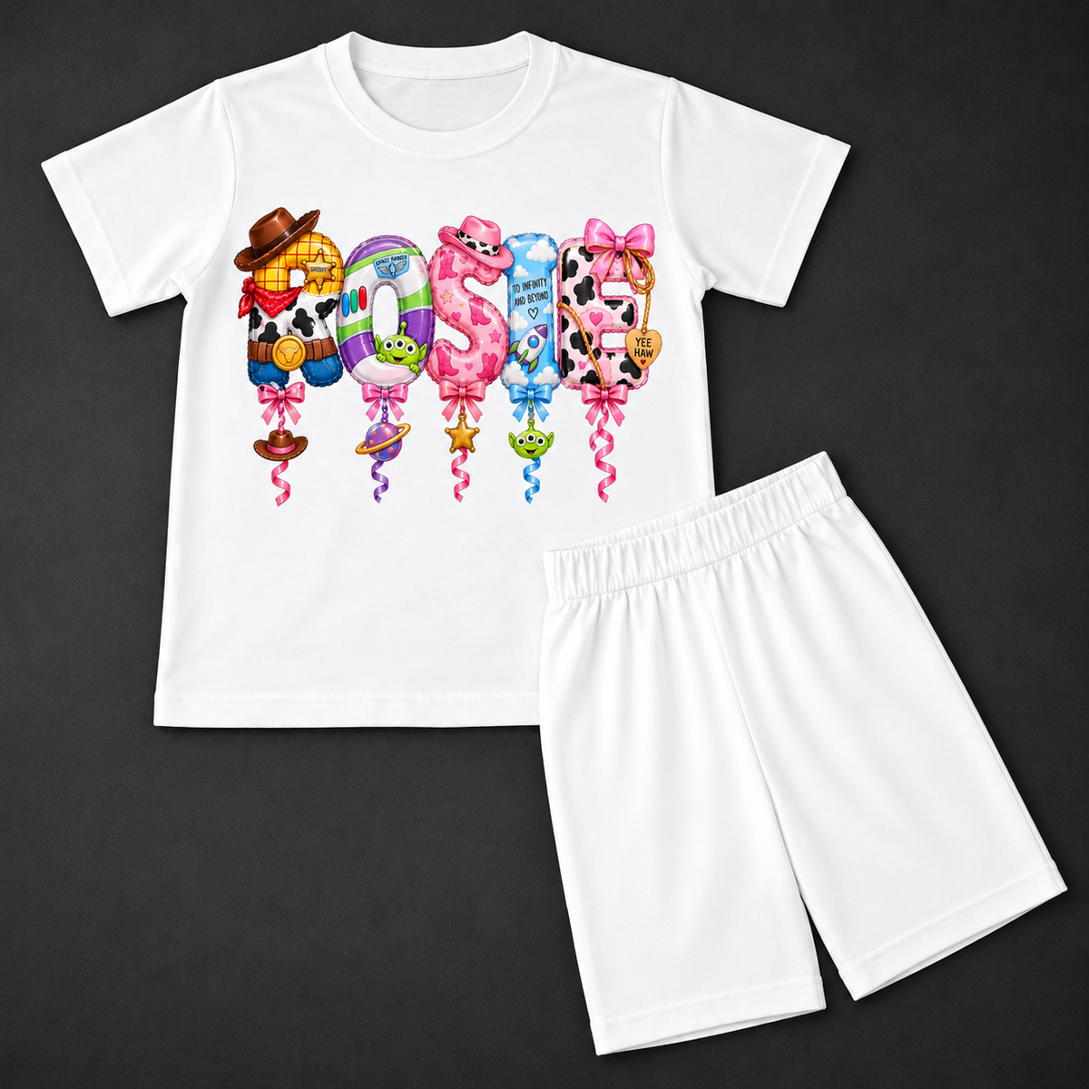 White T-Shirt Set